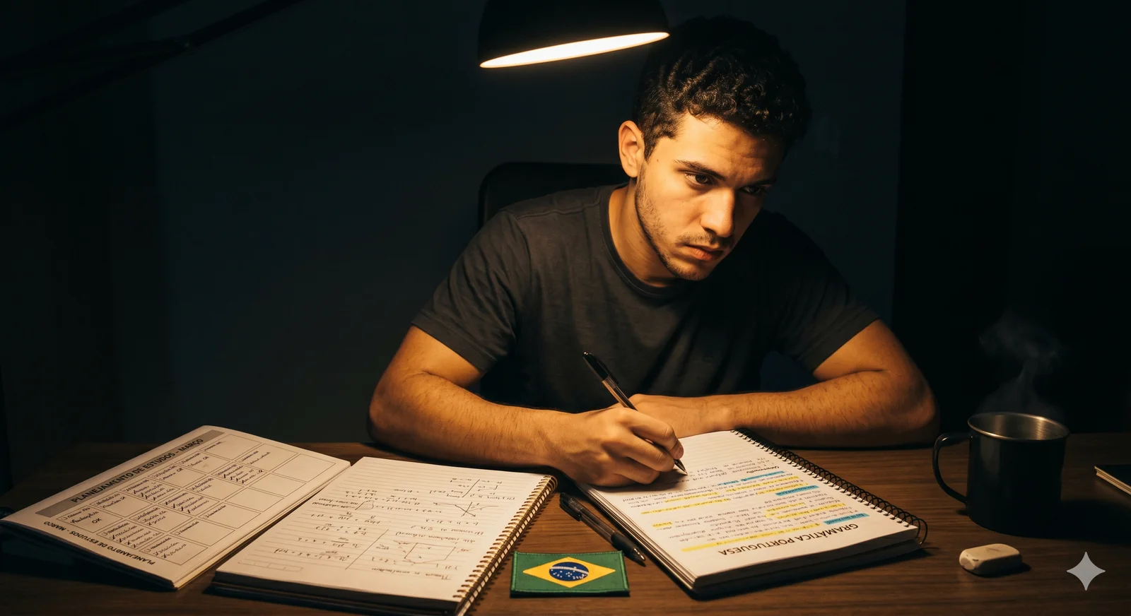 Candidato ESA 2026 focado seguindo o Protocolo Anti-Corte de estudos